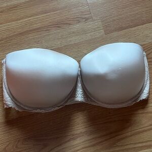 Torrid nude strapless bra 44H